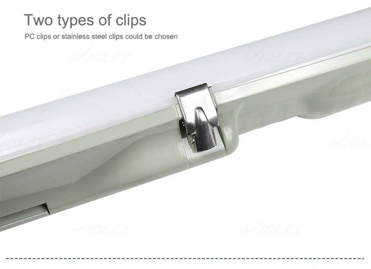 waterproof batten lights with clips