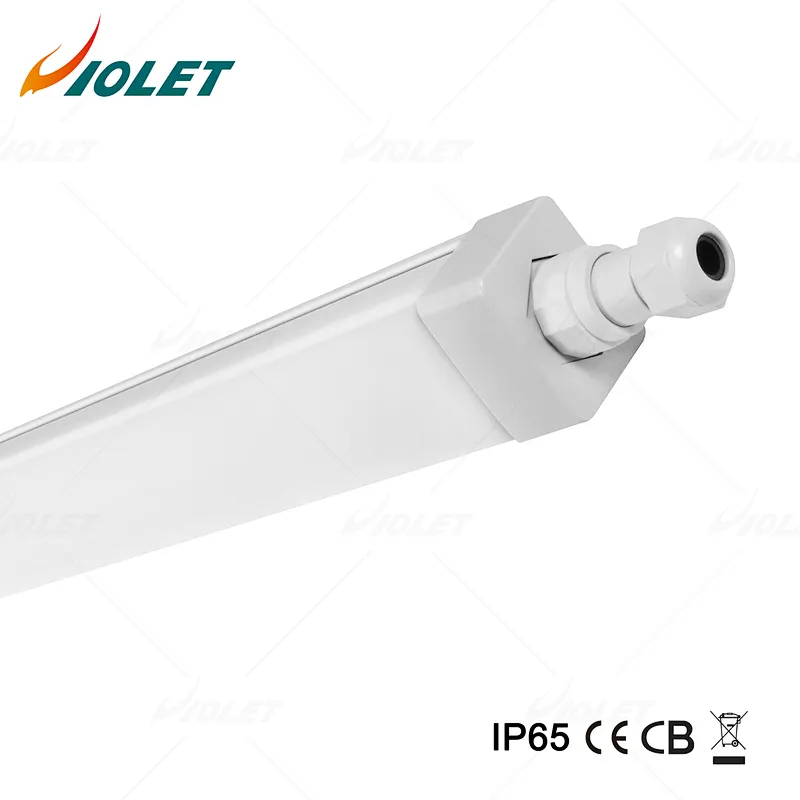 IP65 Tri Proof LED Batten Light for Subway Linkable Design DOB Construct