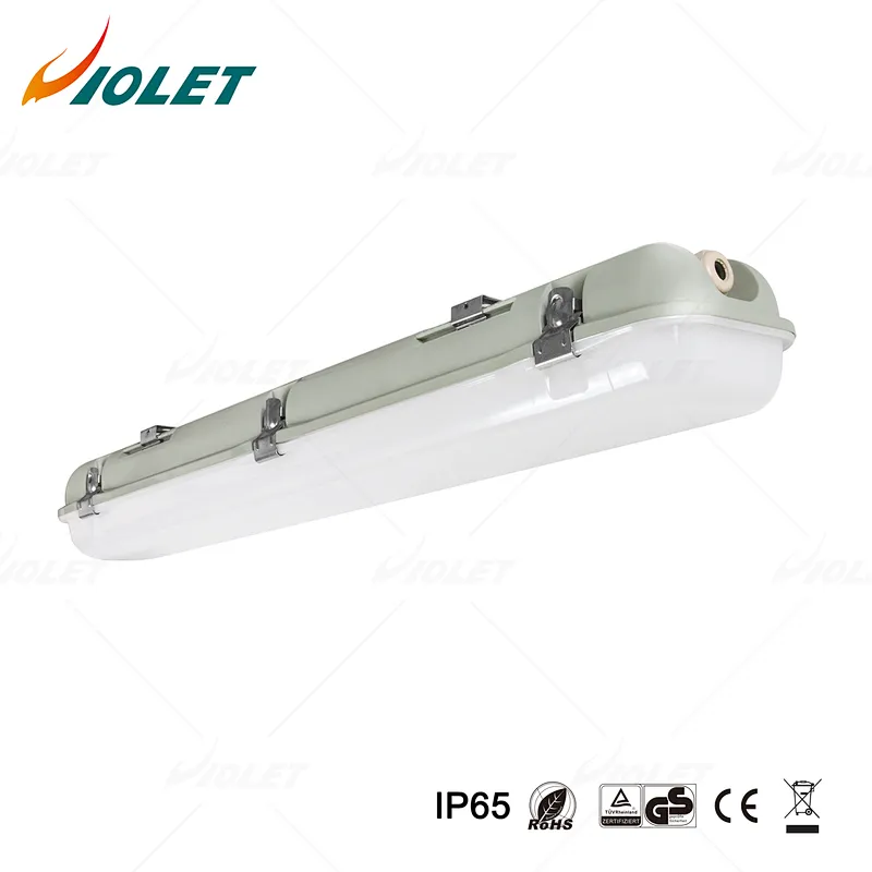 IP65 IK08 Waterproof LED Batten Light for Underground Parking Lot Vapor Tight