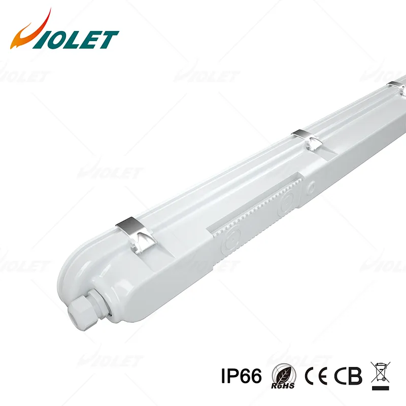 IP66 IK08 Tri Proof LED Batten Light with PC Housing Fit for Warehouse Supermarket