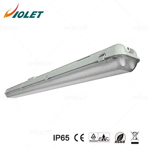 IP65 Waterproof Linear Light Transparent Cover 47W/52W 1200MM/1500MM Single Twin LED Tube Lighting Fixtures