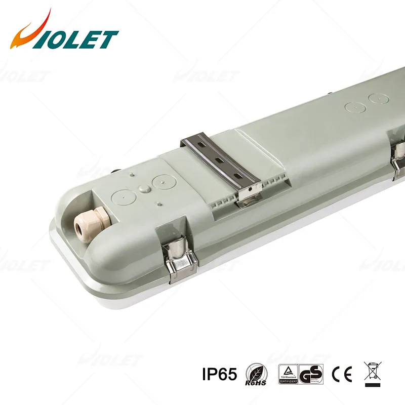 IP65 IK08 Waterproof LED Batten Light for Underground Parking Lot Vapor Tight