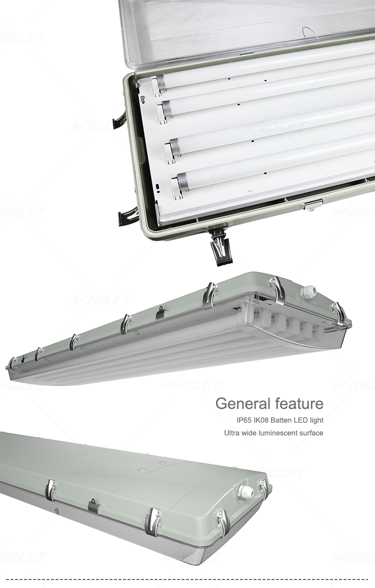 waterproof led tube lights ik08