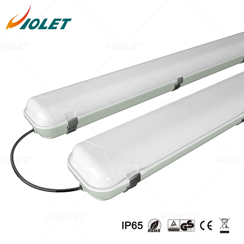 IP65 IK08 Tri Proof LED Light Fit Outdoor Use for Tunnel 2FT/4FT/5FT