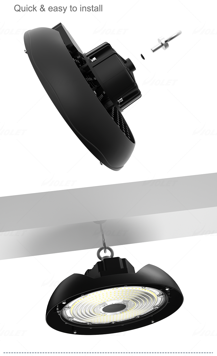 150w high bay light installation method