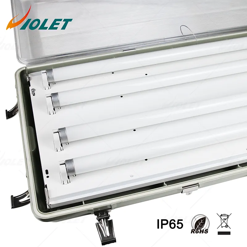 LED Tri Proof Light T8 Fittings Replace 4*28W 4*36W Conventional Tubes and LED Tubes