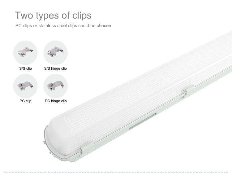 subway light fixtures with clips