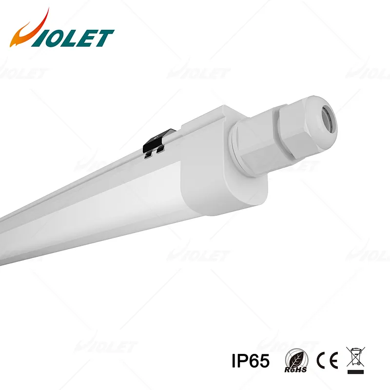 Tri Proof Linear Batten LED Light Straight Tube Fit for Meeting Room IP65 IK08