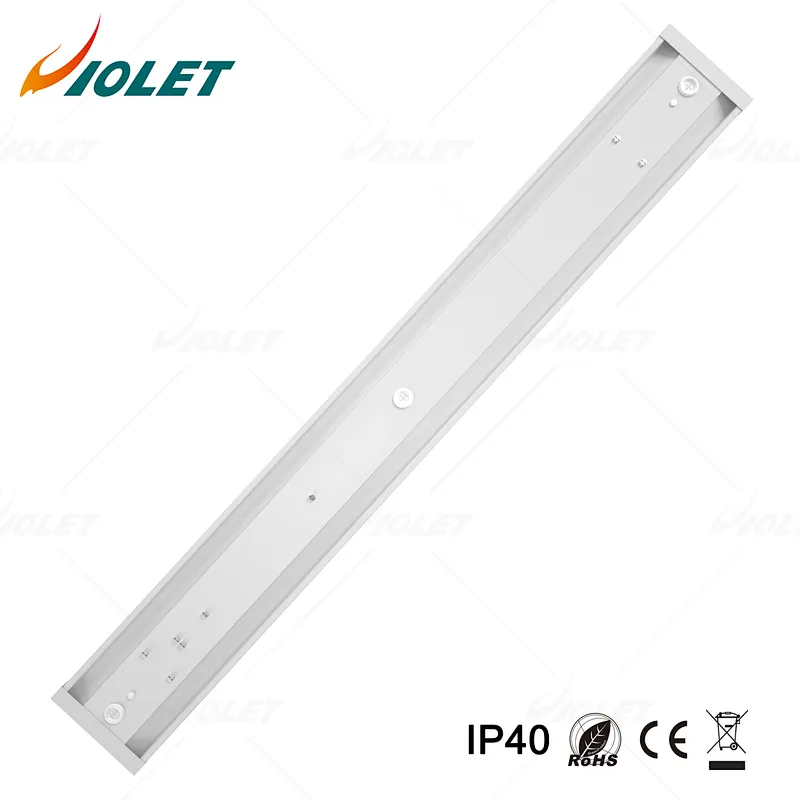 IP40 Linear Batten LED Light for Indoor Use Fit for Meeting Room Hotel Hospital