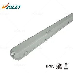 Industrial T8 LED Tube Light Fit for Warehouse Tunnel IP65 IK08 Waterproof Batten