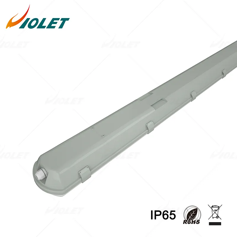 Industrial T8 LED Tube Light Fit for Warehouse Tunnel IP65 IK08 Waterproof Batten