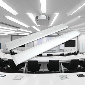 IP40 LED Linear Batten Light for Meeting Room 3 End Wiring Easy to Install