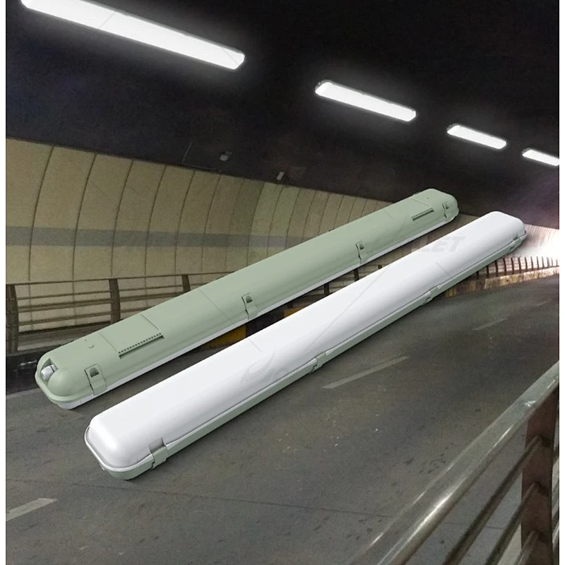 IP65 IK08 Tri Proof LED Light Fit Outdoor Use for Tunnel 2FT/4FT/5FT