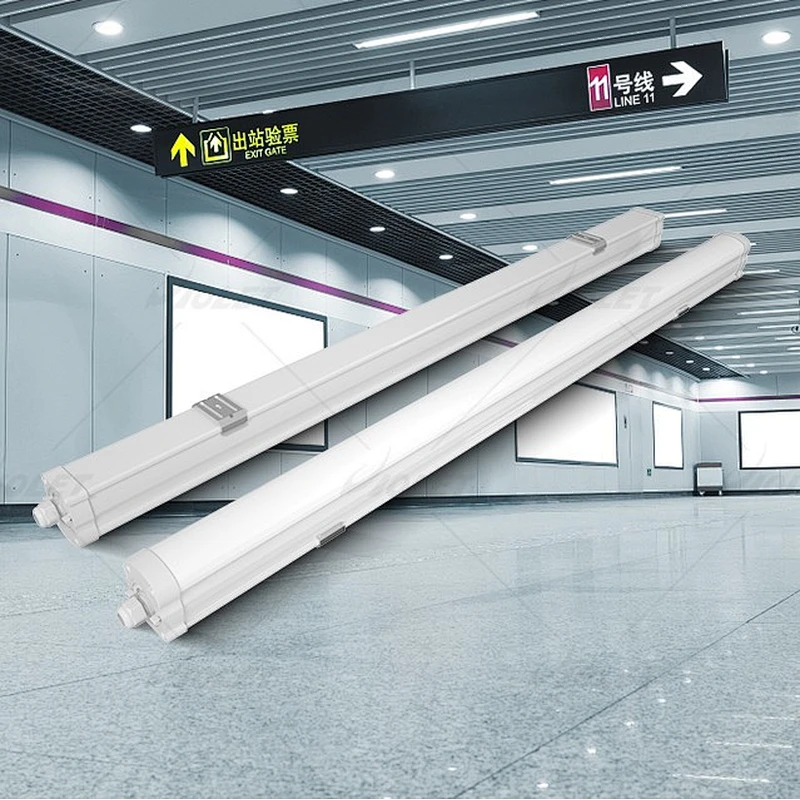 Tri Proof LED Tube Light Fit for Warehouse Subway IP65 IK08 Vapor Tight