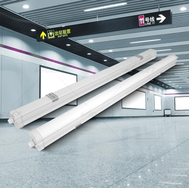 Tri Proof LED Tube Light Fit for Warehouse Subway IP65 IK08 Vapor Tight
