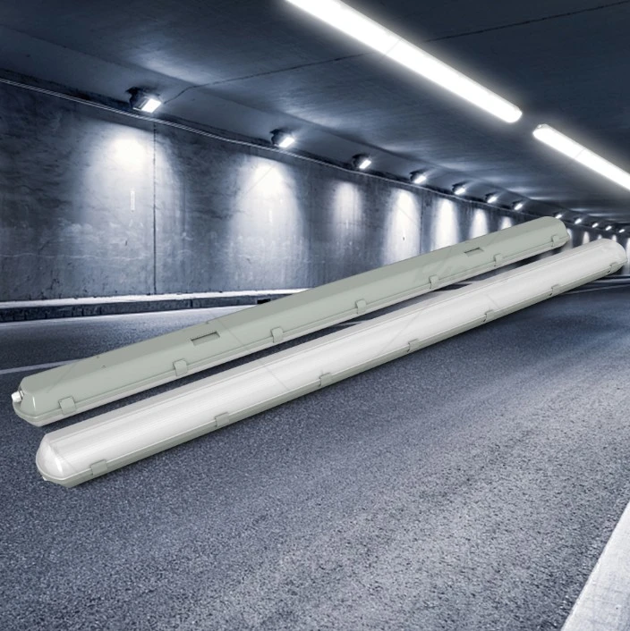 Industrial T8 LED Tube Light Fit for Warehouse Tunnel IP65 IK08 Waterproof Batten