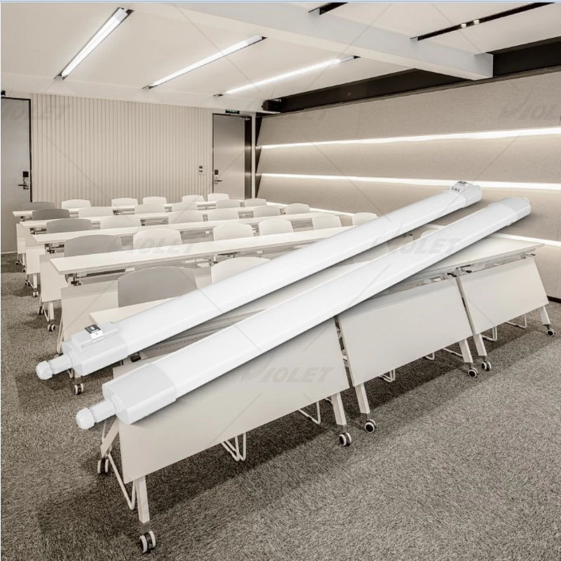 Vapor Tight Batten LED Light with Wide Luminescent Surface for Meeting Room