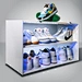 Wooden shoe cabinet & acrylic door & RGB light