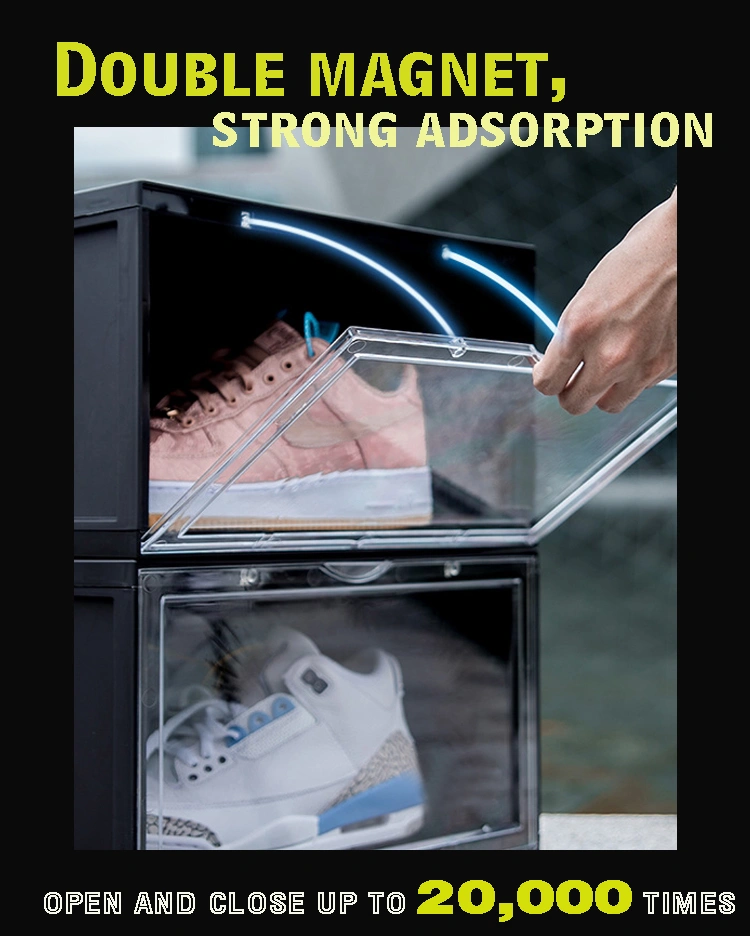 clear shoe storage boxes