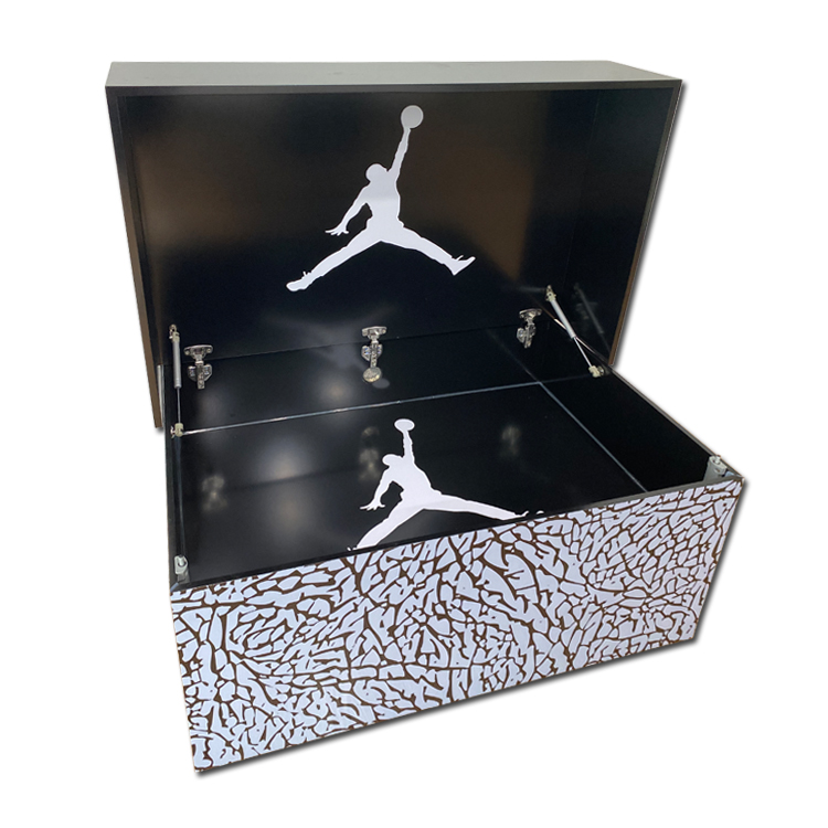 Giant size shoe storage cabinet for commercial & retail. We are a total solutions provider