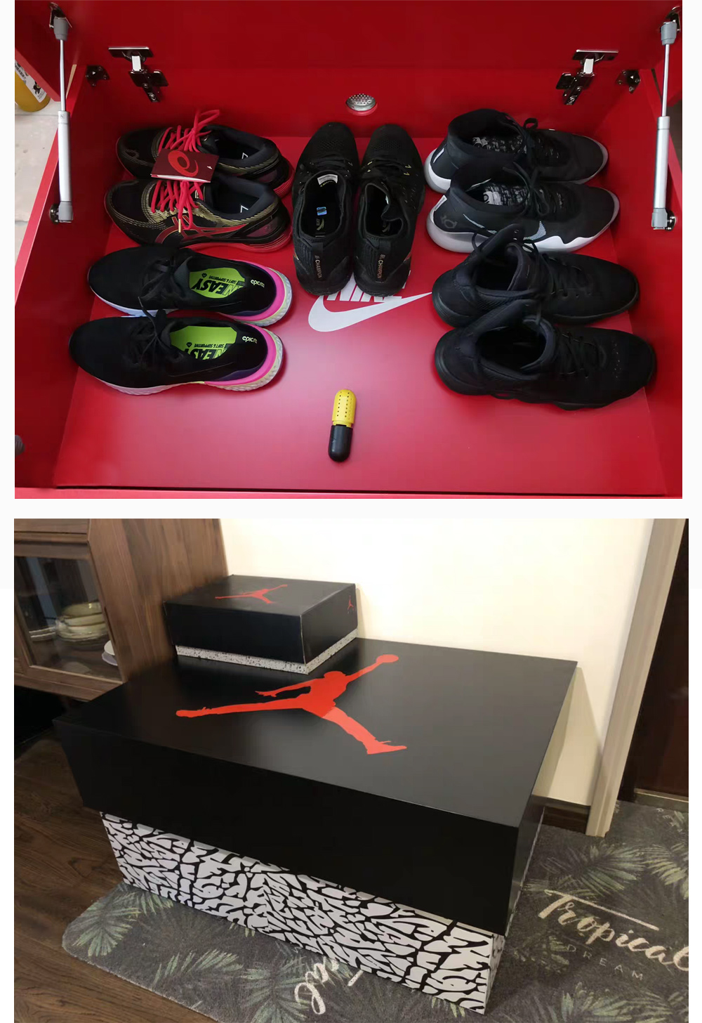 Giant size shoe storage cabinet for commercial & retail. We are a total solutions provider