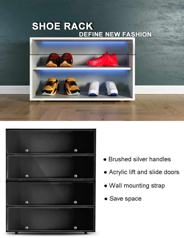 wooden shoe cabinet custom shoe rack for commercial & retail. We are a total home storage solutions provider.