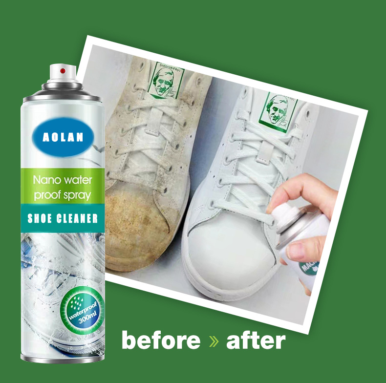 Sneaker waterproof spray shoes cleaner