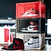 plastic shoe box organizer
