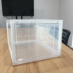 clear shoe storage boxes