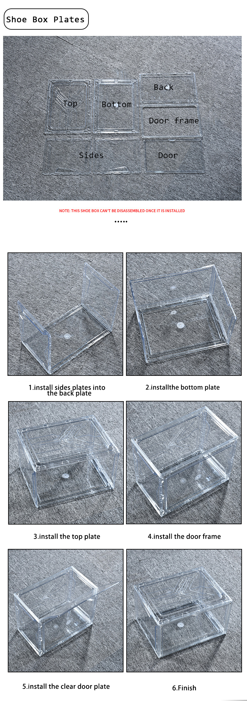 see through shoe boxes