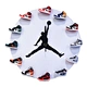 jordan shoe clock