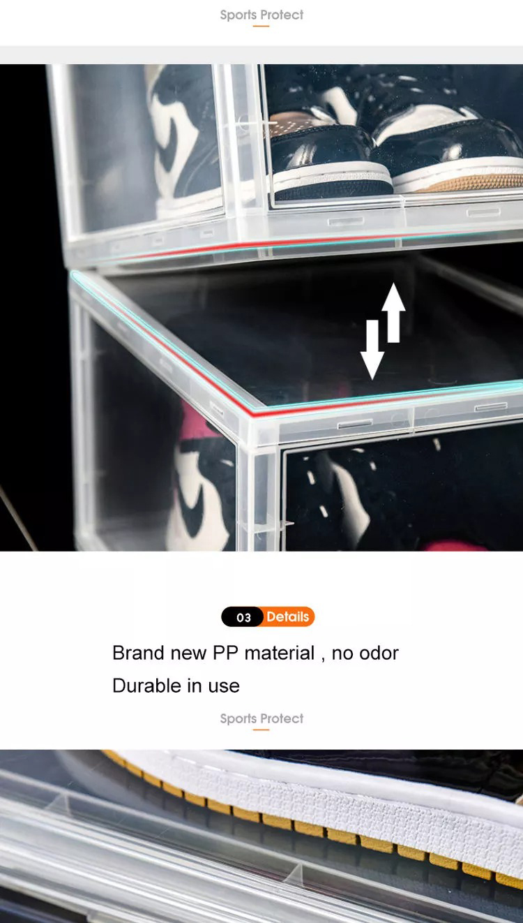 pp clear shoe box manufacturer