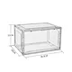 High transparent clear shoe box stackable