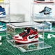 High transparent shoe box