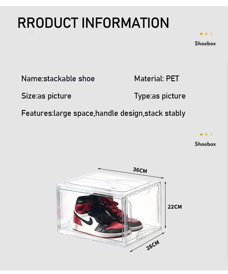 see through shoe boxes