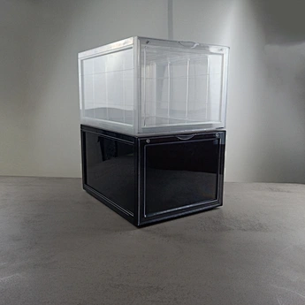 clear shoe storage boxes