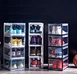 Transparent front open sneaker box