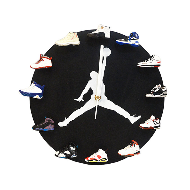 jordan sneaker clock