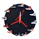 jordan shoe clock