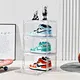 High transparent clear shoe box stackable