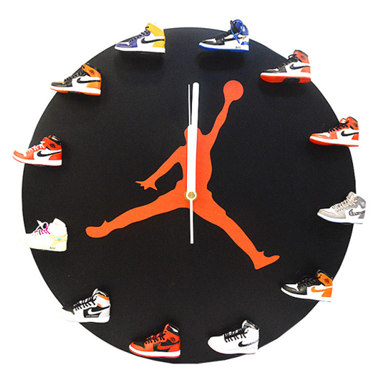 jordan sneaker clock