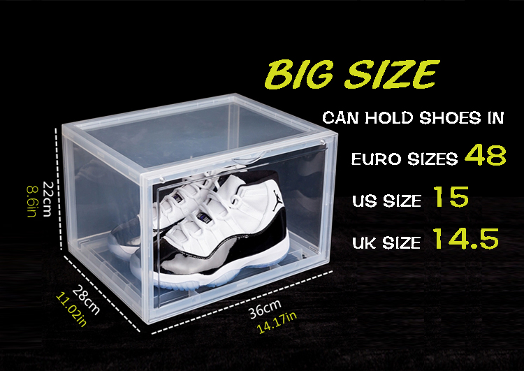 China side open shoe box plastic manufacture
