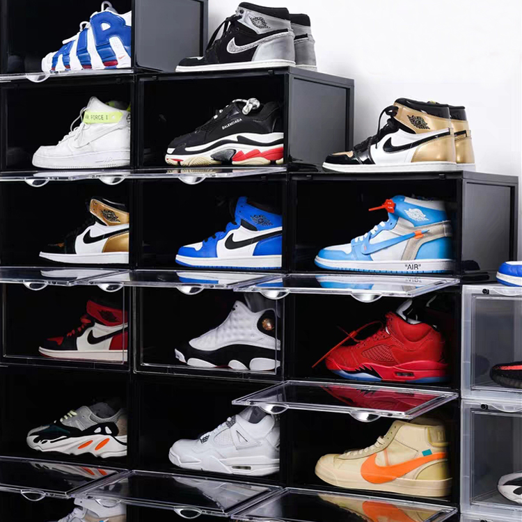 China side open shoe box plastic manufacture