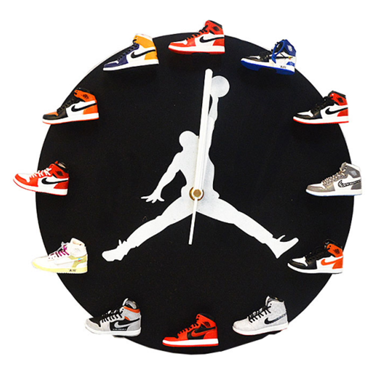 jordan sneaker clock