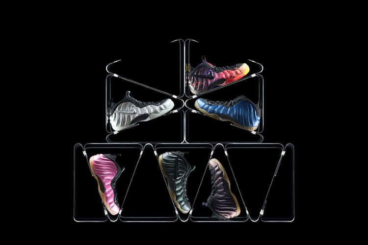 acrylic shoe display rack