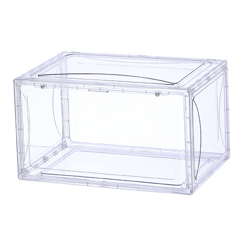 High transparent shoe box