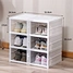 stackable foldable shoe boxes