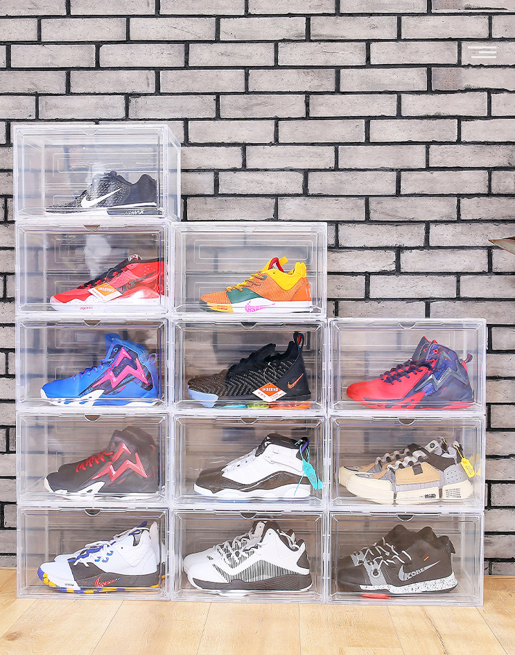 Wholesale shoe box stackable