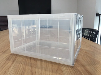 clear shoe storage boxes