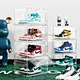 High transparent clear shoe box stackable